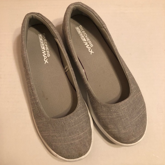 skechers go walk lite womens silver